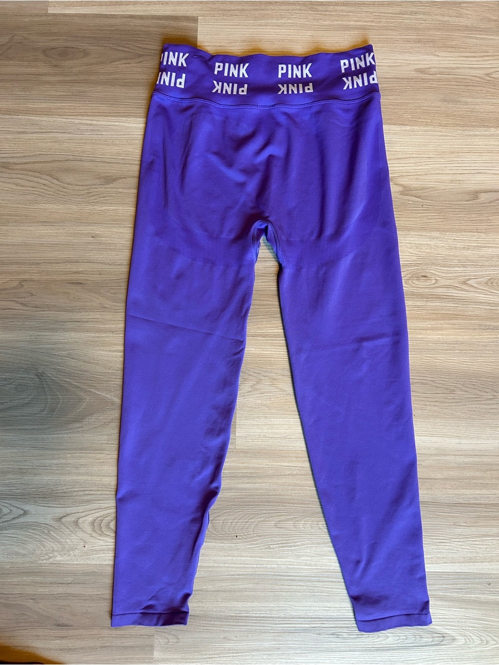 Active USA Purple Girls' Leggings with Branded Waistband